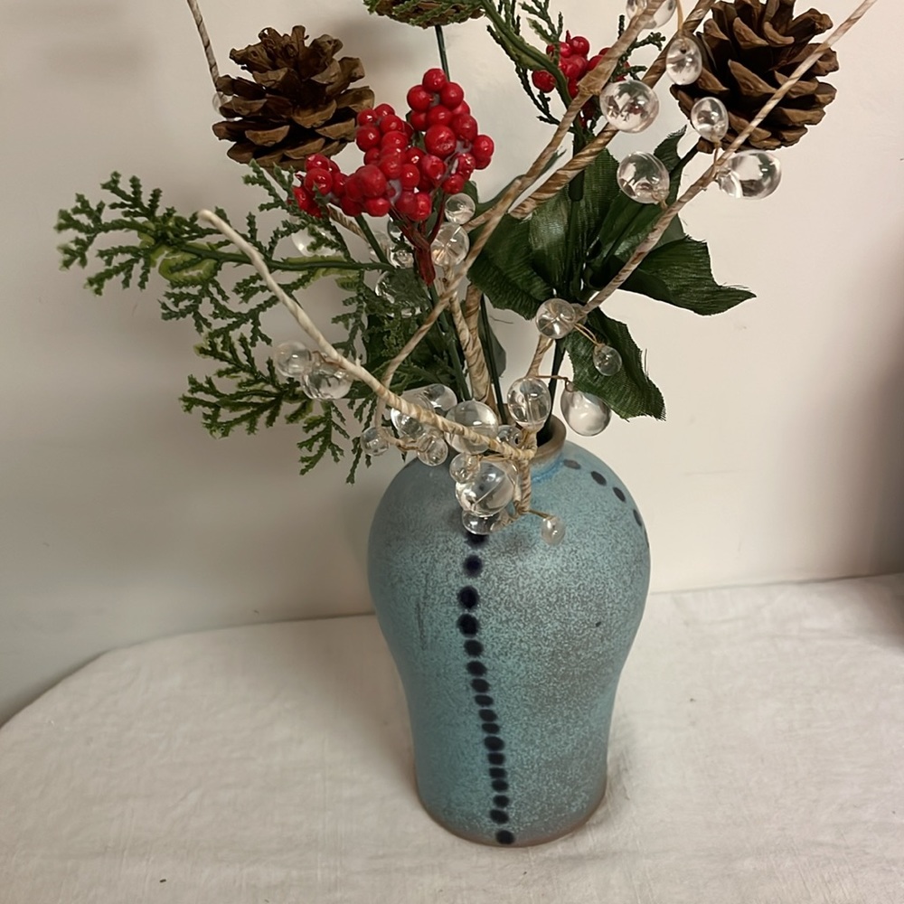 Handmade Blue vase